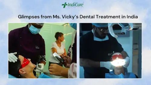 Ms. Vicky's Dental Treatment in India Ms. Vicky's Dental Treatment in India